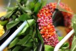 Ti leaf lei made by Aunty Jane Kaneshiro