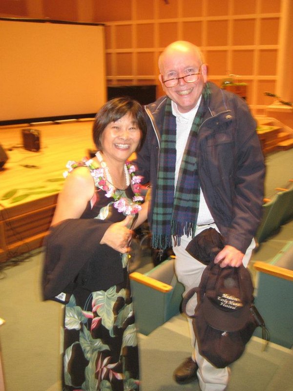 Jan Sueoka and Arturo Steely