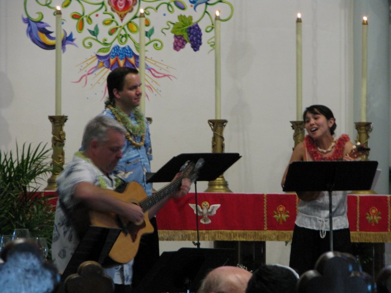 Lau Hawaiian Collective performs Water and Fire: A Concert for Pentecost, St. Paul's on-the-hill, May 2012